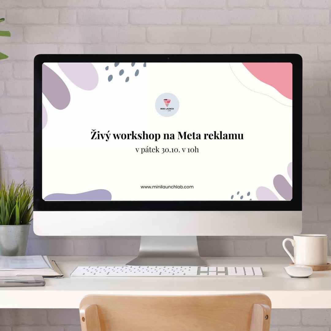 workshop reklama setup prodejní kampaně